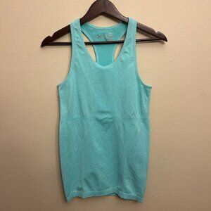 NWT ZYIA Active Women's Turquoise Copper Charged Tank Top Seamless Small